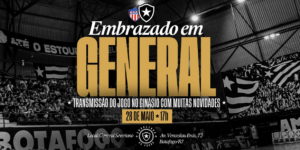 botafogo fará evento com telão e roda de samba para transmitir jogo na libertadores