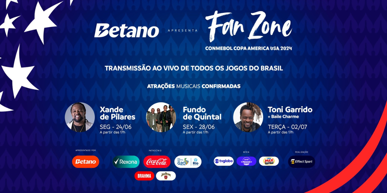 copacabana receberá fan zone da copa américa durante jogos da seleção brasileira