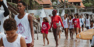 todas para o mar quer democratizar o surfe e ajudar a vencer a invisibilidade das atletas negras no esporte