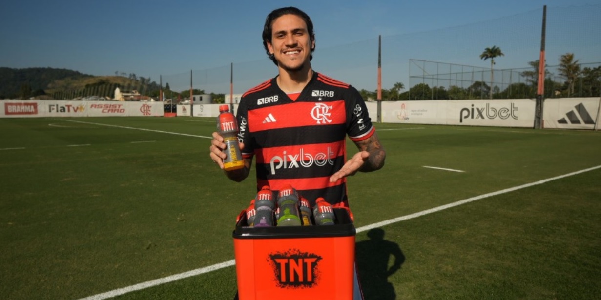 com pedro como protagonista, flamengo fecha patrocínio com tnt sports drink