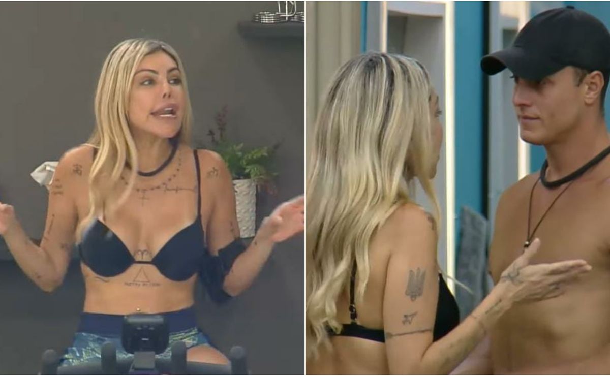 a grande conquista 2: liziane e fellipe trocam ofensas durante discussão após brincadeira