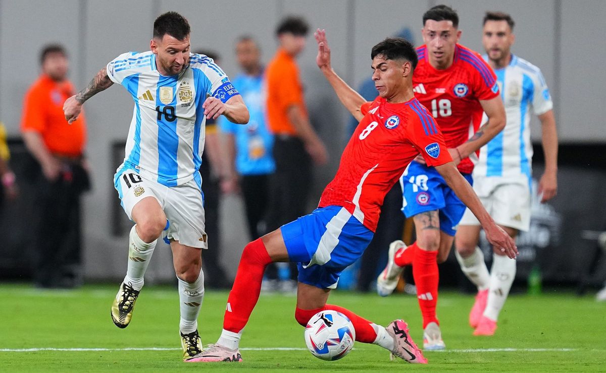 argentina vence chile por 1 a 0; veja as notas da partida