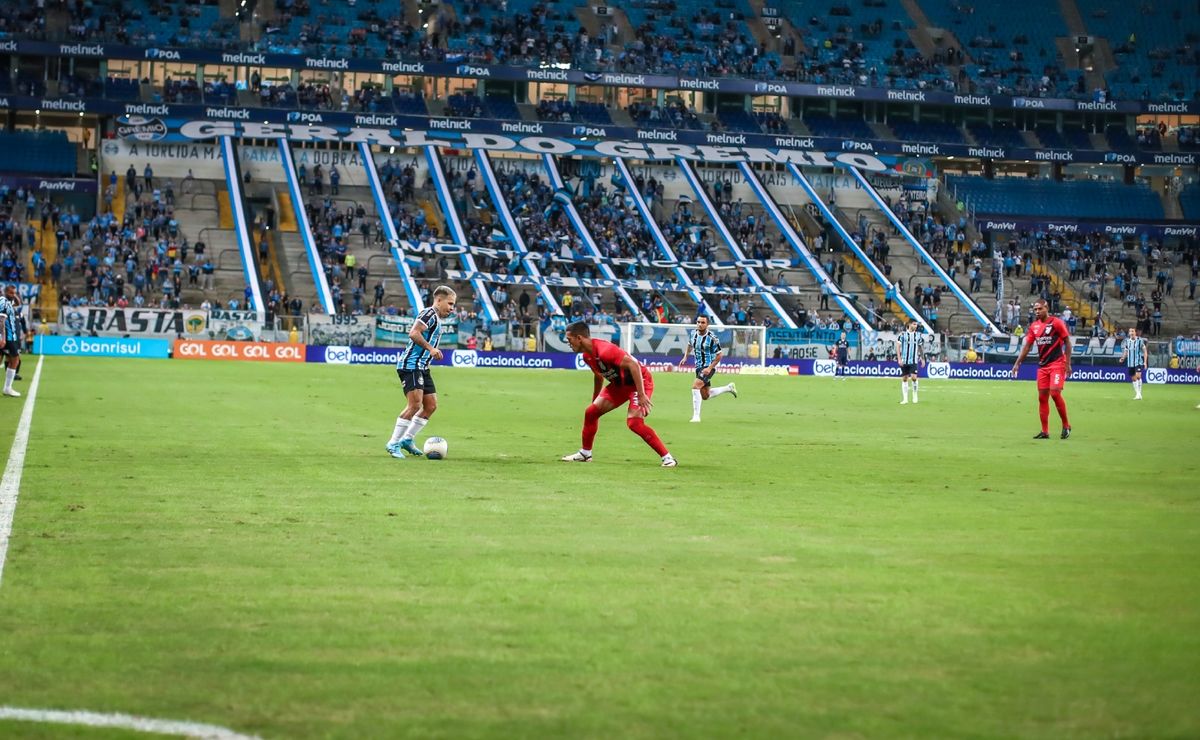 arena do grêmio começa a ter gramados trocados após enchentes