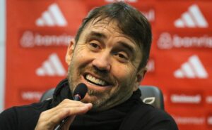 gre nal: coudet comemora vitória e analisa grêmio: "a dificuldade que temos"