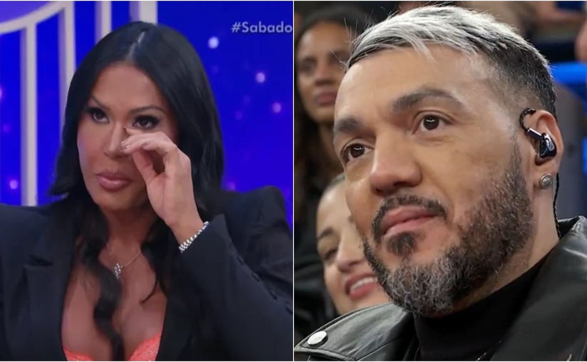 emocionada, gracyanne revela que mantém contato com belo e desabafa: "todos os dias"