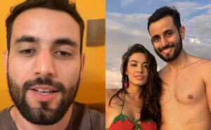 "cortou"; matteus reage após beatriz postar foto 'editada' com ele