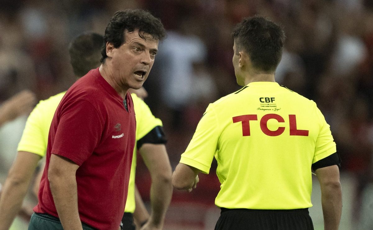 leitura labial flagra o que diniz disse ao árbitro antes de ser expulso no fla flu