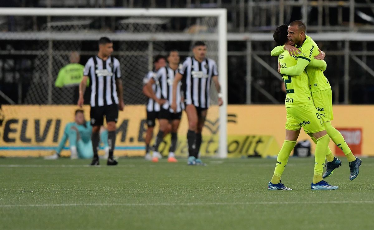 palmeiras teve vitórias e títulos históricos contra o botafogo