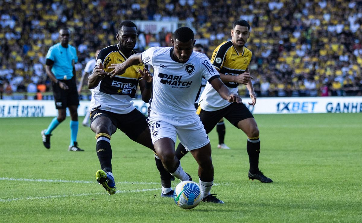 botafogo é superado pelo criciúma por 2 a 1 em partida pelo brasileirão