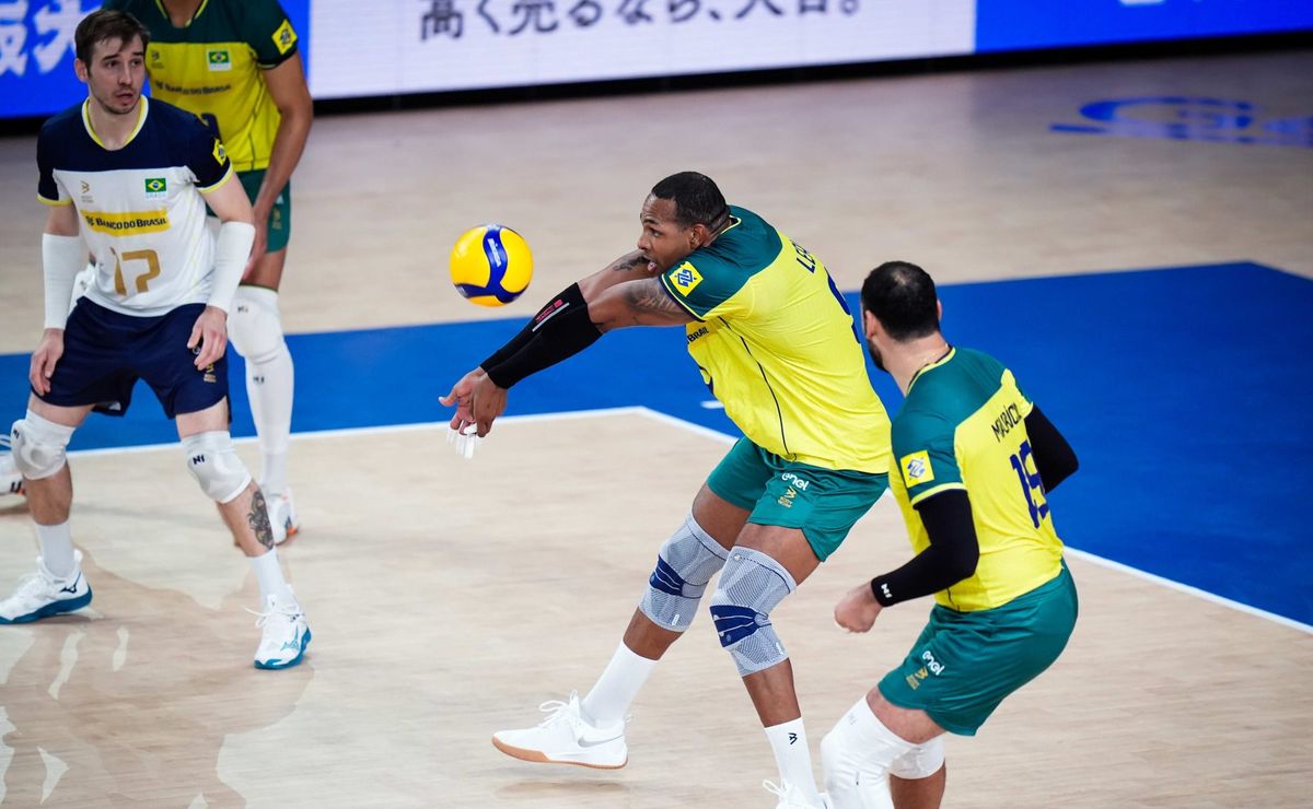 brasil x holanda: saiba o horário e onde assistir ao jogo da liga das nações de vôlei masculino