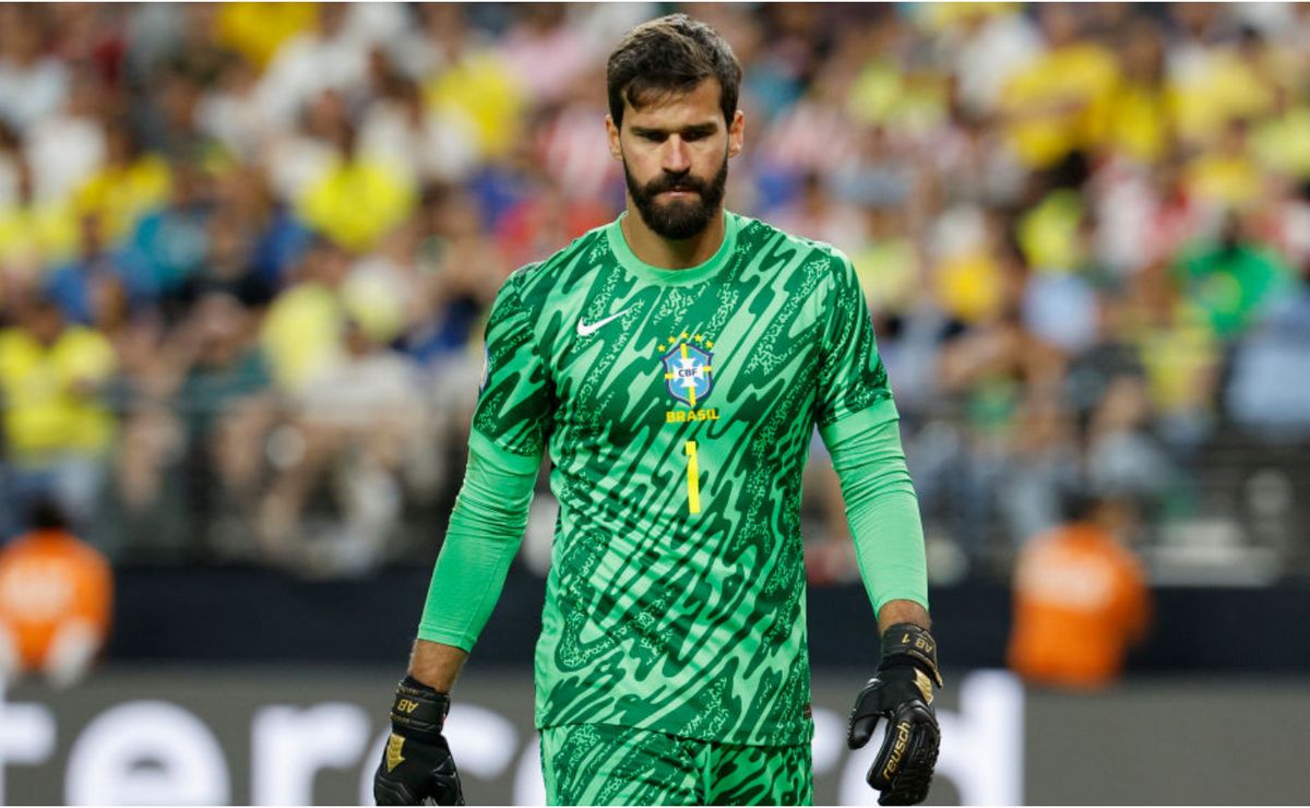 copa américa: alisson opina sobre desempenho brasileiro e fala sobre vini jr.: "muito jovem ainda"