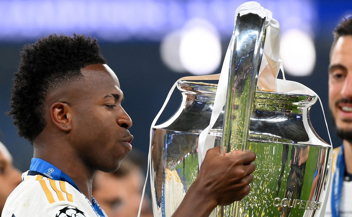 com gol de vini jr., real madrid conquista a sua 15ª champions league em cima do borussia dortmund