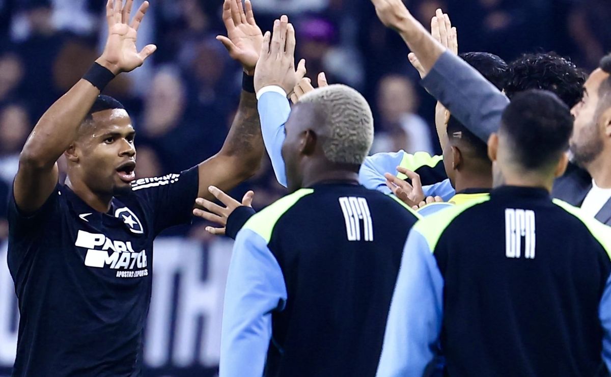 júnior santos marca, botafogo vence corinthians e vira líder do brasileirão; confira as notas￼