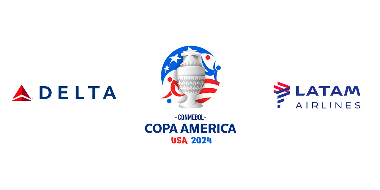latam e delta air lines fecham patrocínio à copa américa 2024