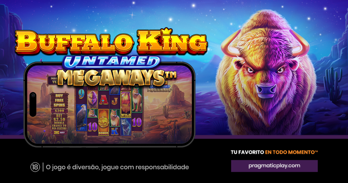 pragmatic play libera multiplicadores selvagens em buffalo king untamed megaways ™ 