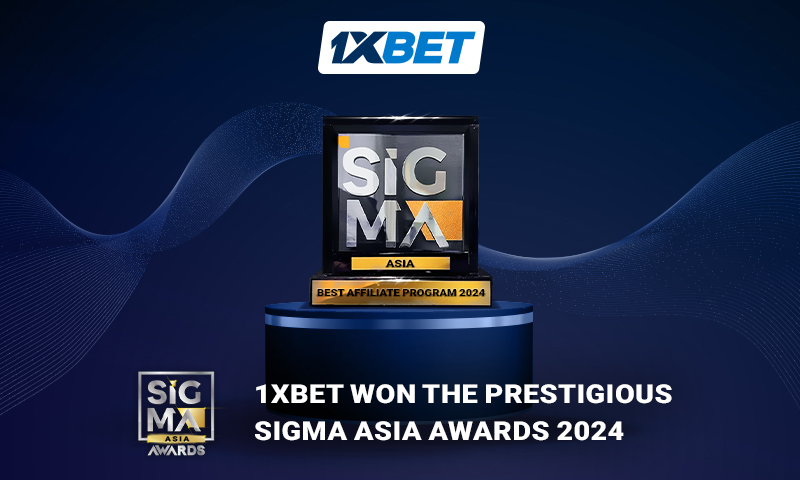 1xbet named best affiliate program 2024 at the sigma asia awards