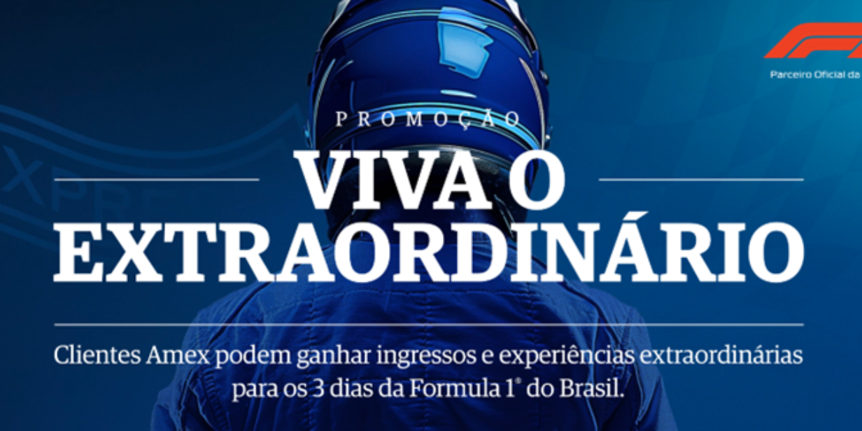 american express sorteia ingressos e experiências para gp são paulo de fórmula 1