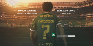 palmeiras promove votação para escolha do número que será usado por felipe anderson