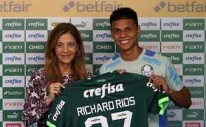 palmeiras acena com oferta de r$ 10 milhões à vista para comprar percentual de richard ríos do guarani