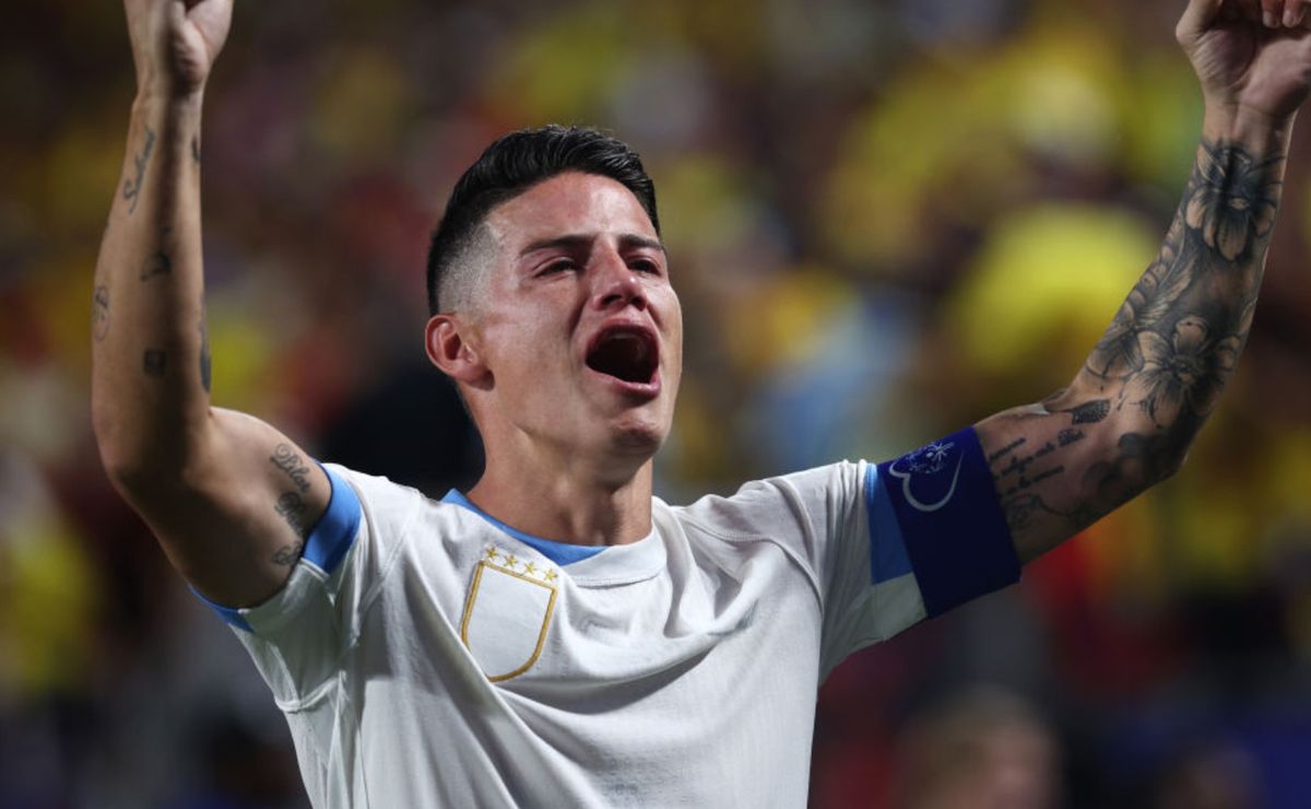 copa américa: capitão, james rodríguez vira referência na colômbia e motiva colegas de equipe: "referência"