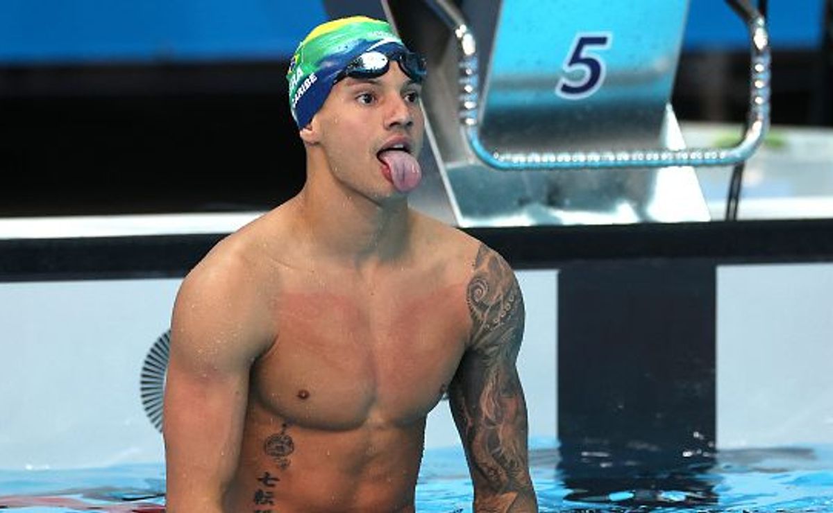 natação nas olimpíadas 2024: guilherme caribé fica fora da final dos 100m livre