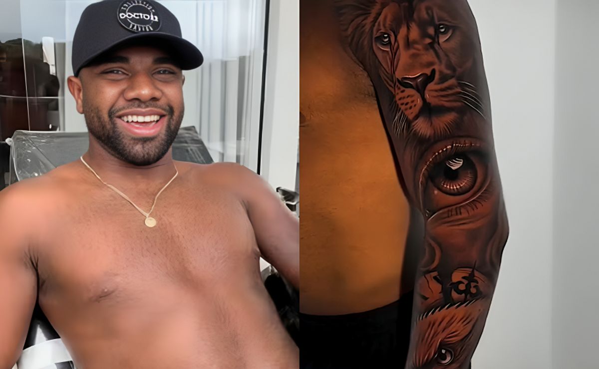 davi fecha o braço com primeira tatuagem e divide opiniões na web: "criticar"