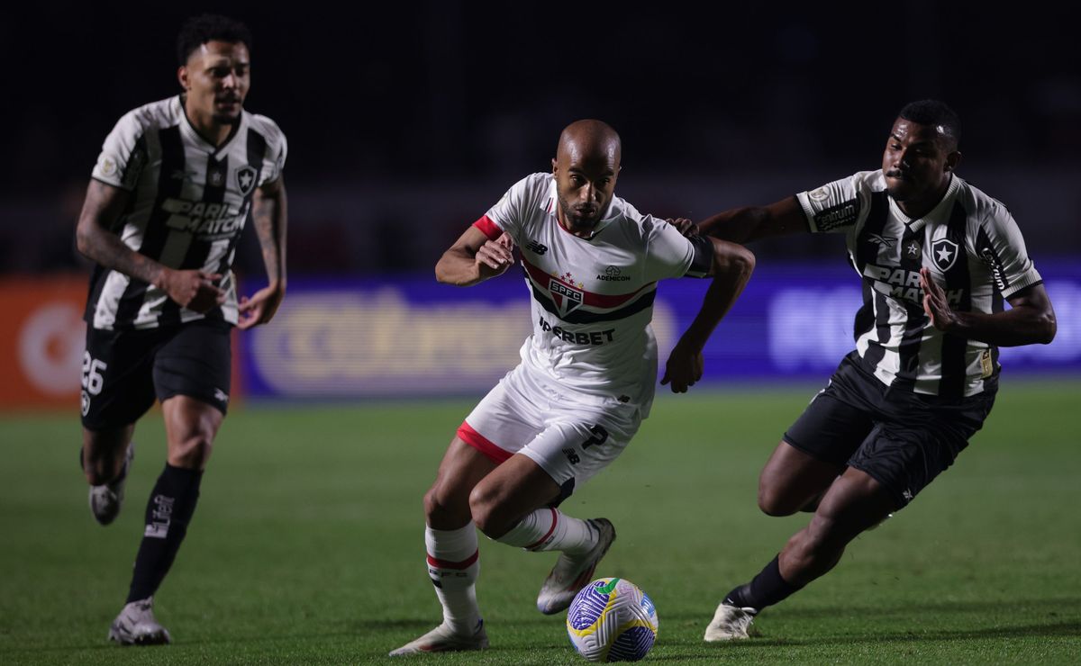 são paulo empata com botafogo em jogo eletrizante; confira as notas