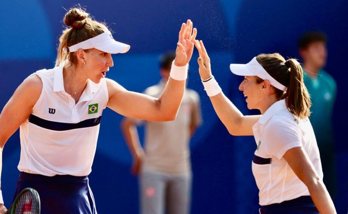 tênis feminino nas olimpíadas 2024: bia e luisa vencem na estreia e avançam nas duplas