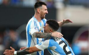 messi marca seu primeiro gol na copa américa, e argentina chega à final da competição