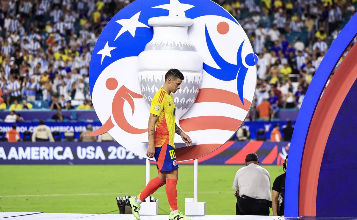 james rodríguez se pronuncia após vice na copa américa: "dói muito"