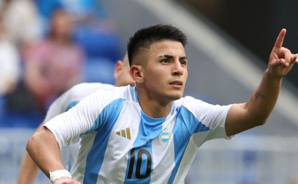 thiago almada, do botafogo, é o destaque da argentina nas olimpíadas 2024