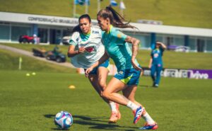 olimpíadas 2024: confira como foi o primeiro treino da seleção brasileira feminina na frança
