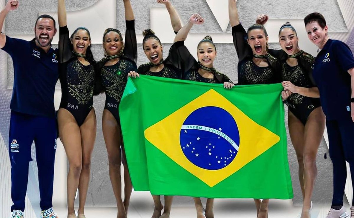 seleção brasileira de ginástica rítmica conquista prata na world challenge cup antes dos jogos olímpicos