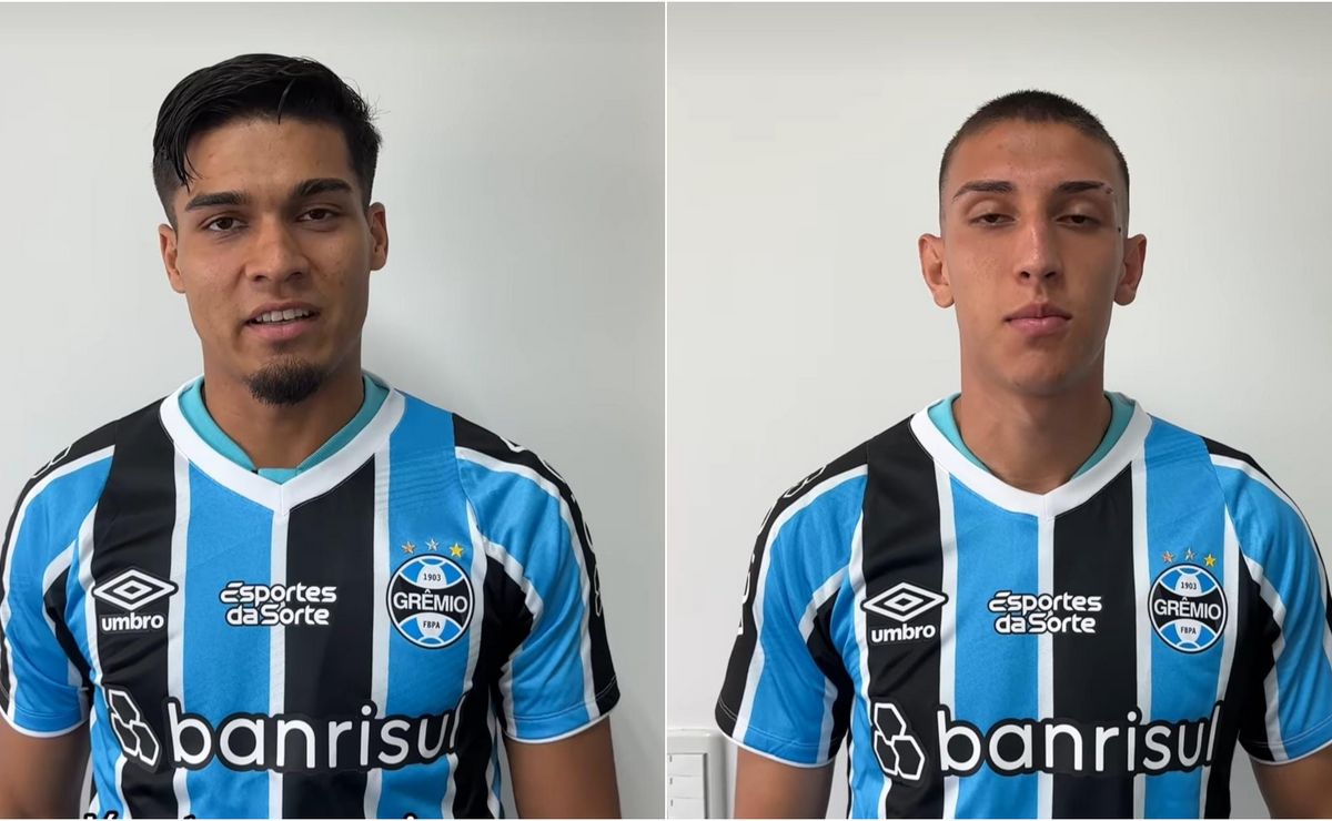 arezo e monsalve, reforços do grêmio, falam sobre ajudar o imortal a melhorar no brasileirão