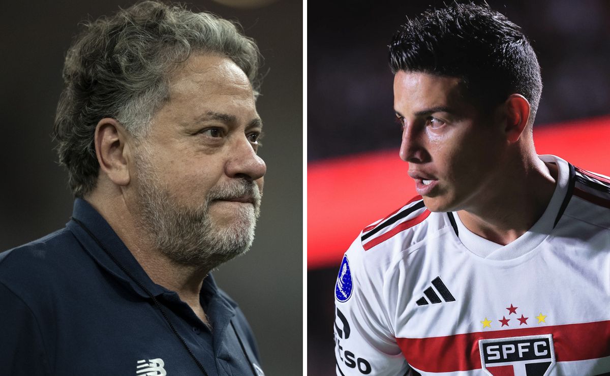 james rodríguez pode ser vendido e casares explica decisão do são paulo: “posso gastar em outro”