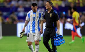 copa américa: scaloni revela porquê messi não quis sair de campo mesmo lesionado: "se sente mal"