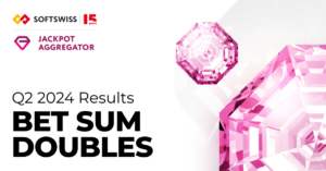 o jackpot aggregator da softswiss dobrou a soma das apostas no segundo trimestre de 2024