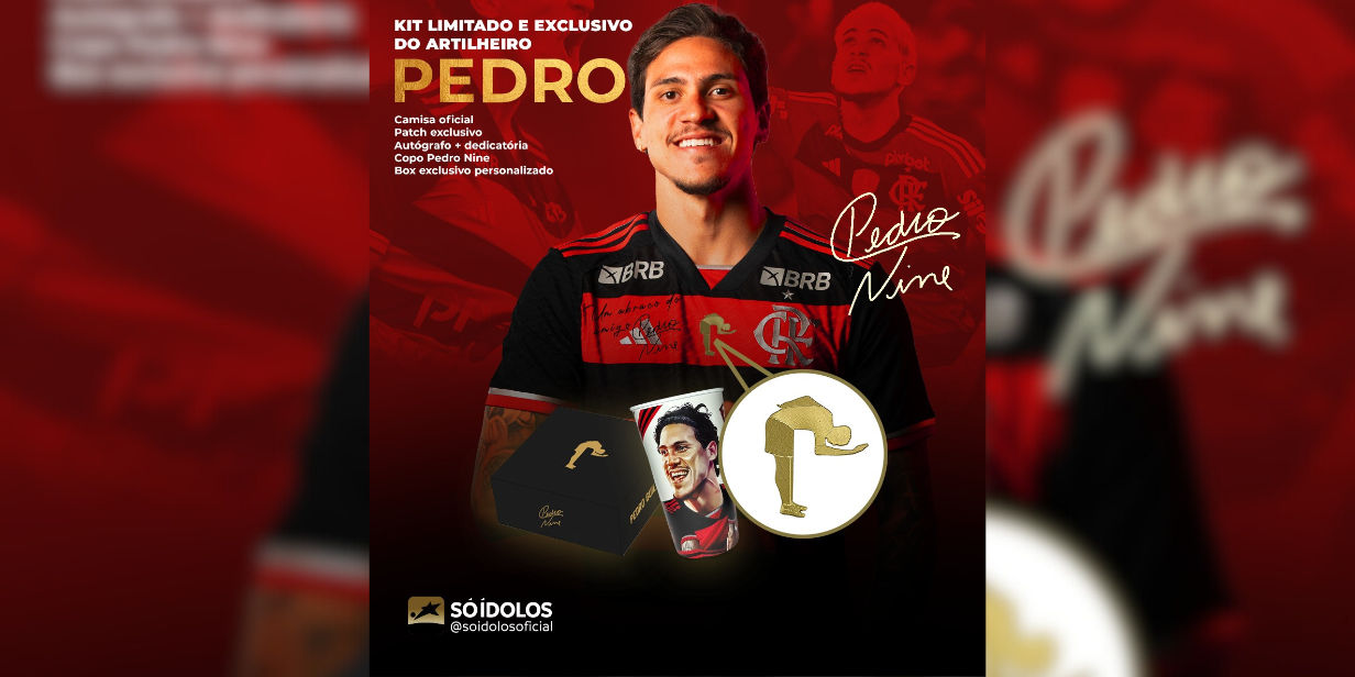 só Ídolos anuncia kit em parceira com pedro, do flamengo