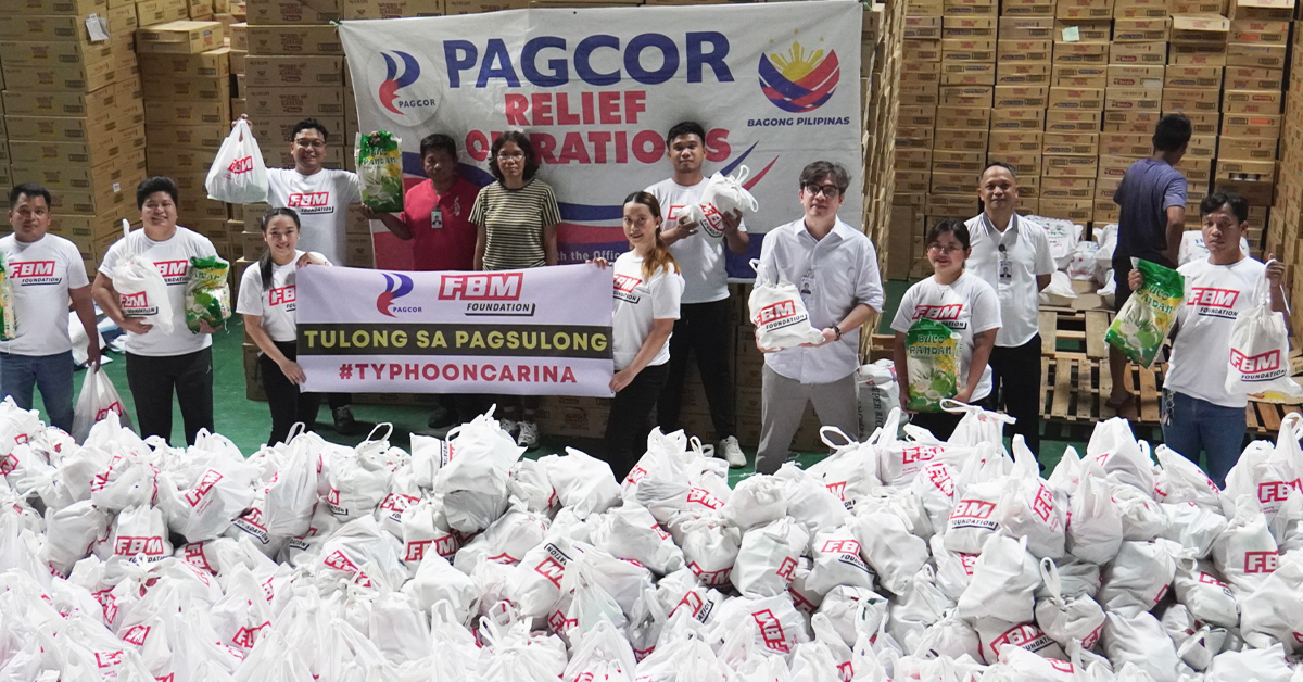 fbm foundation donates 2,000 relief kits to assist typhoon carina victims in the philippines