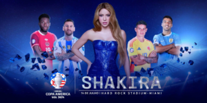 conmebol anuncia shakira como atração da final da copa américa 2024