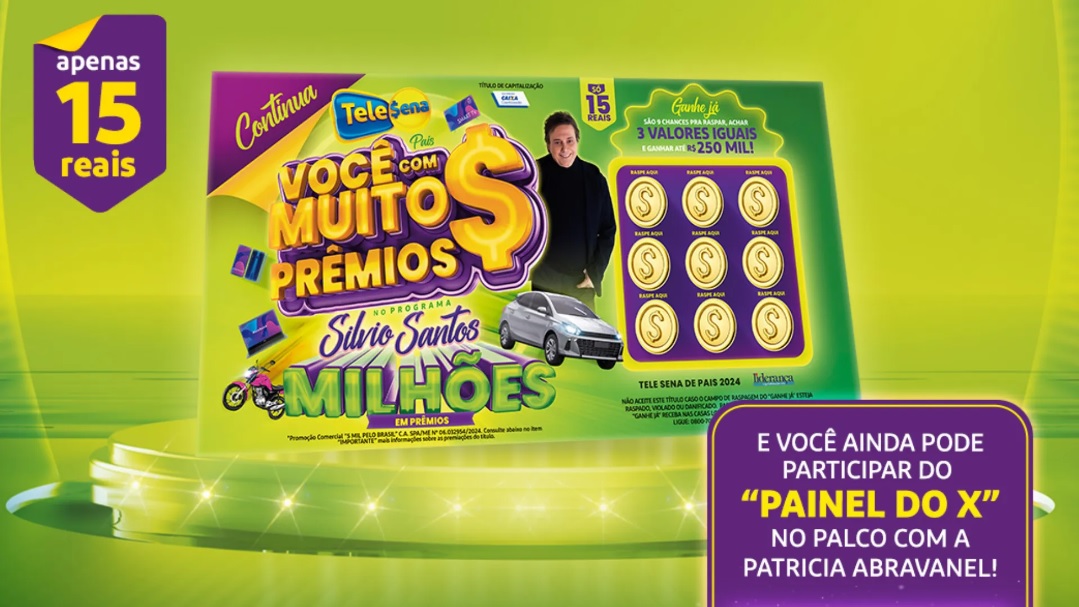 tele sena de pais deve distribuir prêmios de milhares de reais por 35 dias