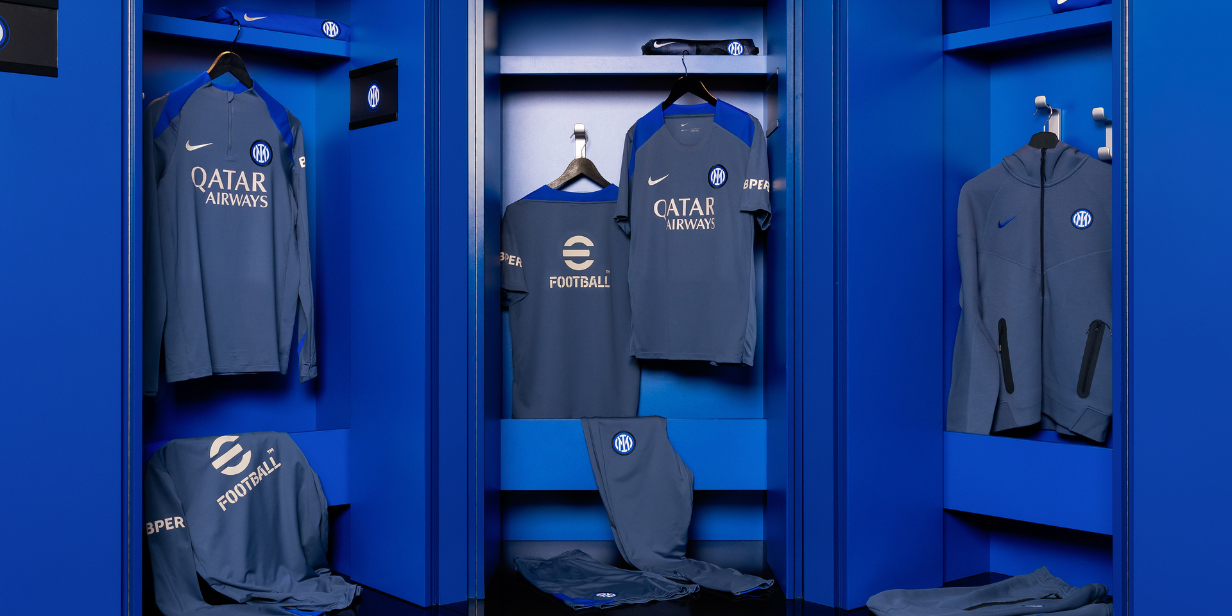 qatar airways patrocina inter de milão e terá logo em uniforme de treinamento
