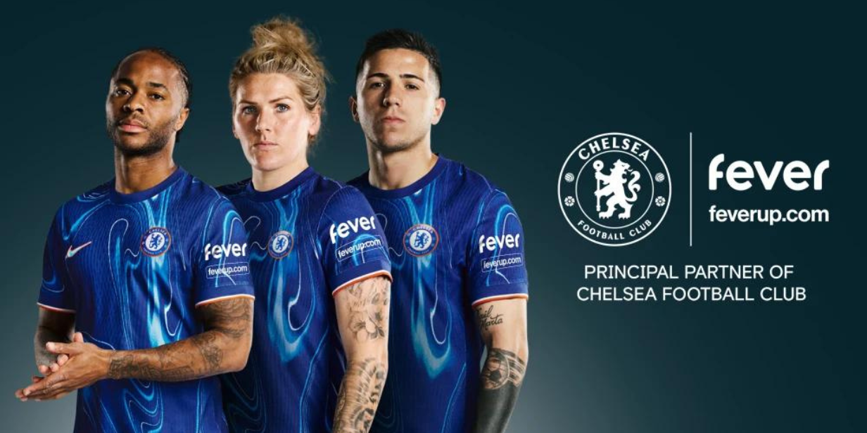 chelsea anuncia fever como patrocinador com exposição na manga do uniforme