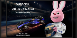 duracell lançará campanha global para potencializar patrocínio à williams na fórmula 1