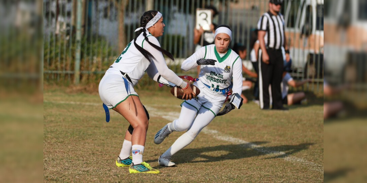 nossa arena realiza evento de flag football, novo esporte olímpico, para mulheres em sp