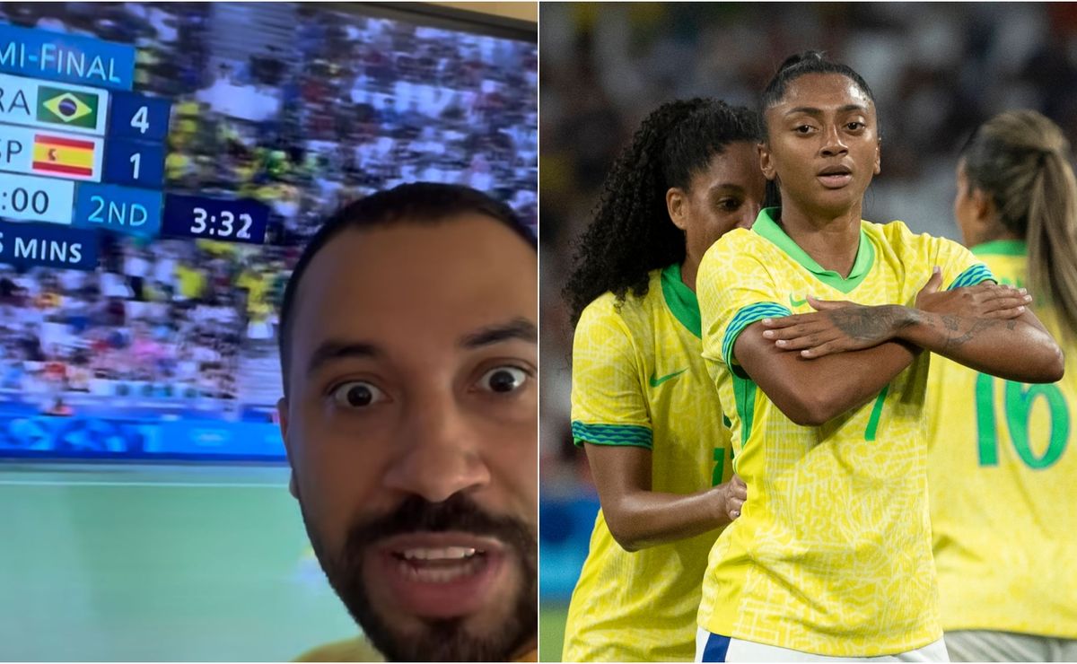 “inferno”; gil do vigor fica revoltado durante o jogo entre brasil e espanha e manda a real