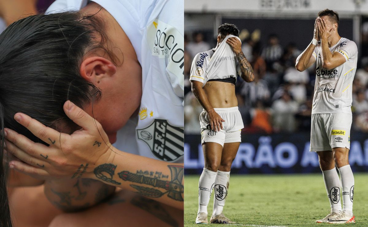 santos é rebaixado no brasileirão feminino e torcida comenta: “em menos de um ano, dois rebaixamentos”