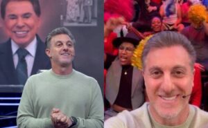 "não podia ser diferente"; luciano huck resgata clima do auditório de silvio santos em homenagem ao vivo no domingão