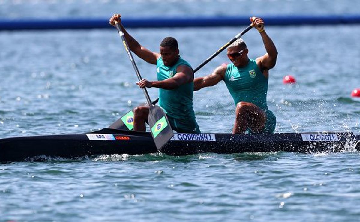 olimpíadas 2024: isaquias queiroz e jacky godmann ficam sem medalha no c2 500m na canoagem de velocidade