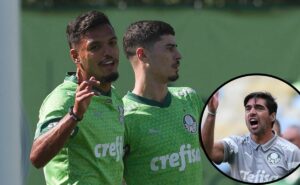 abel fica em 'saia justa' no palmeiras com atuação de gala de rômulo: "não pode ser reserva de gabriel menino"